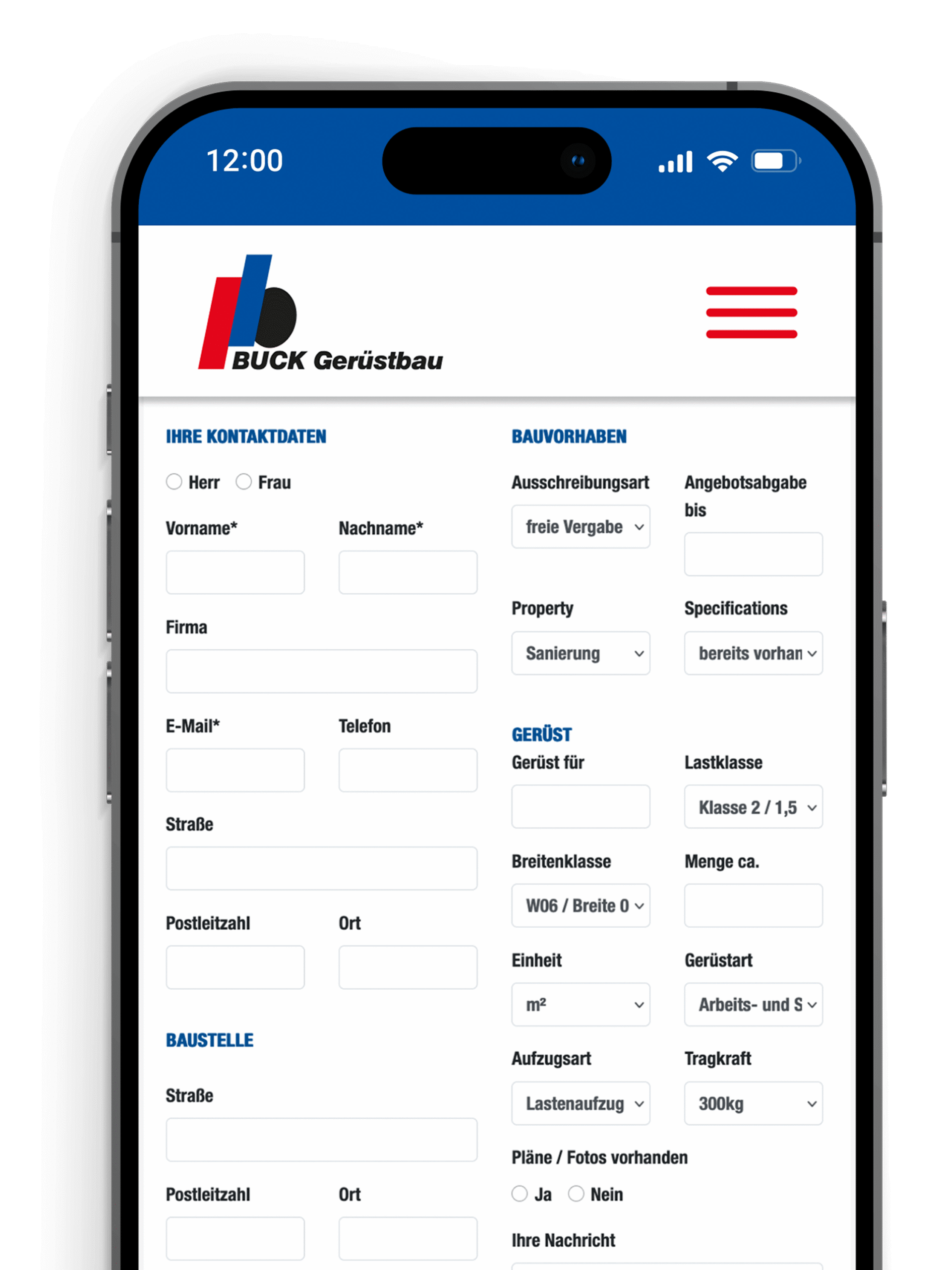 mockup anfrage iphone